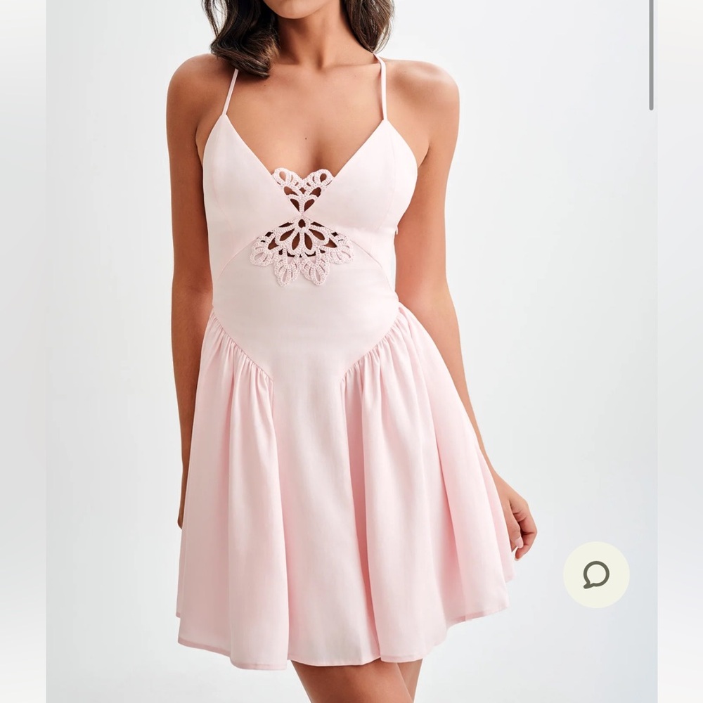 Meshki Pink mini dress Size small